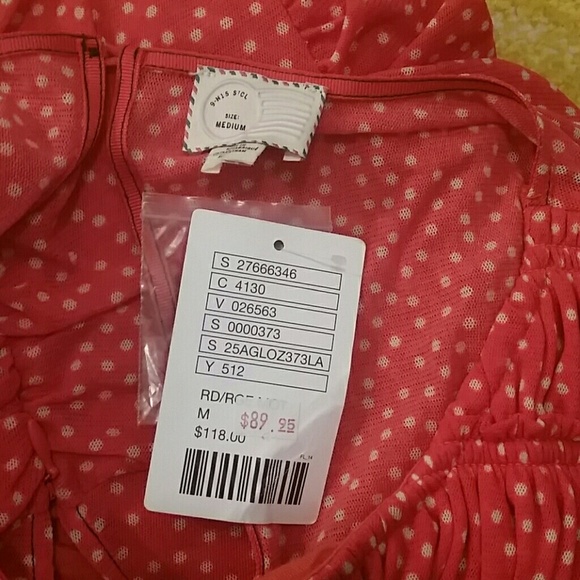 ANTHROPOLOGIE Postmark Retro Swiss Holiday Dot Dress NEW - Picture 8 of 8